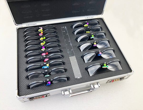 Yoked round prism set