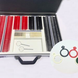 Trial lens set with plastic ring